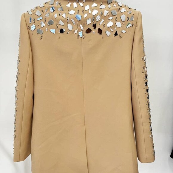 Mirror Beaded Suit Jacket & Shorts Set - Picture 6 of 10